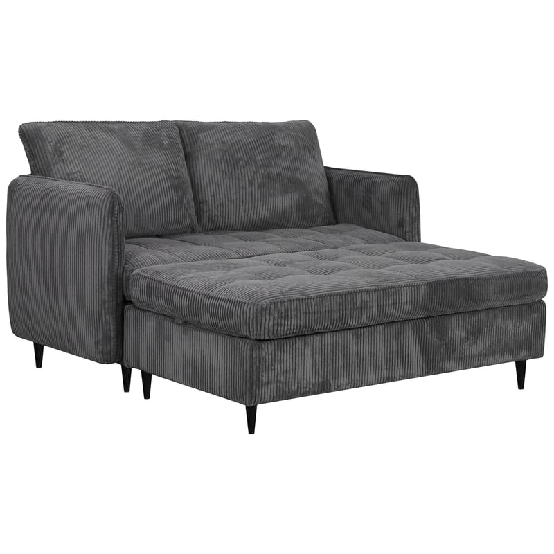 Lindhus Soffa med Divan 3-sits - Grå - Möbler - Soffa - Divansoffor & schäslongsoffa