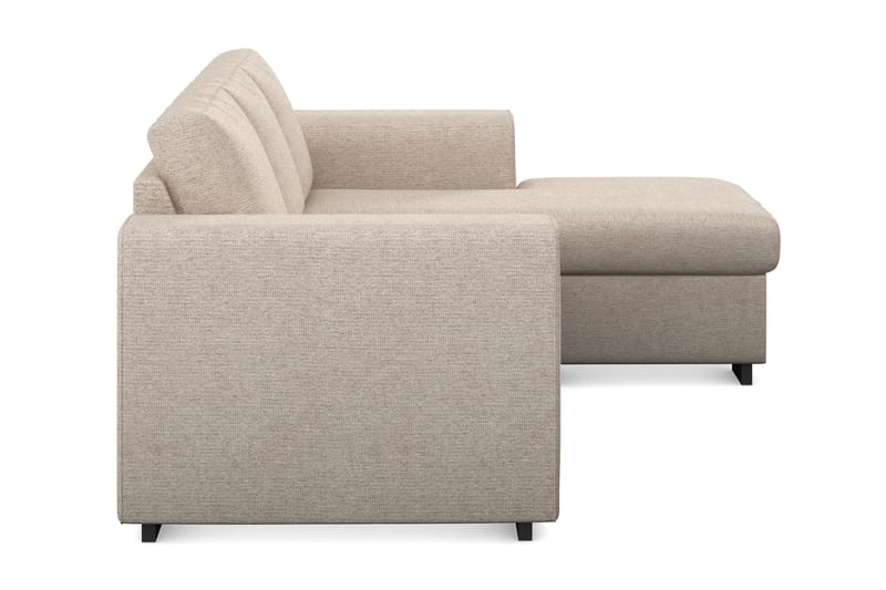 Link 3-sits Vändbar L-formad Divansoffa i Tyg - Beige - Möbler - Soffa - Divansoffor & schäslongsoffa