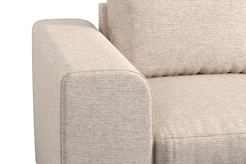 Link 4-sits Högervänd L-formad Large Schäslongsoffa i Tyg - Beige - Möbler - Soffa - Divansoffor & schäslongsoffa