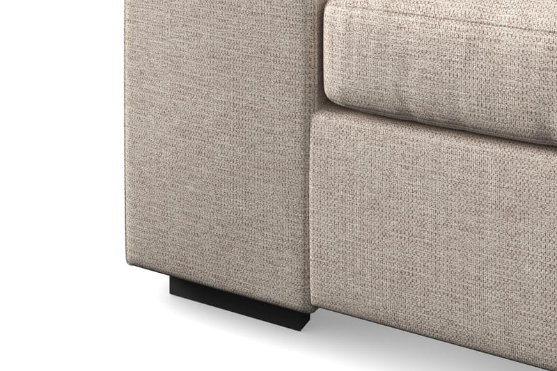 Link 4-sits Högervänd L-formad Large Schäslongsoffa i Tyg - Beige - Möbler - Soffa - Divansoffor & schäslongsoffa
