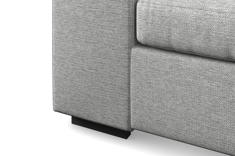 Link 4-sits Högervänd L-formad Large Schäslongsoffa i Tyg - Ljusgrå - Möbler - Soffa - Divansoffor & schäslongsoffa