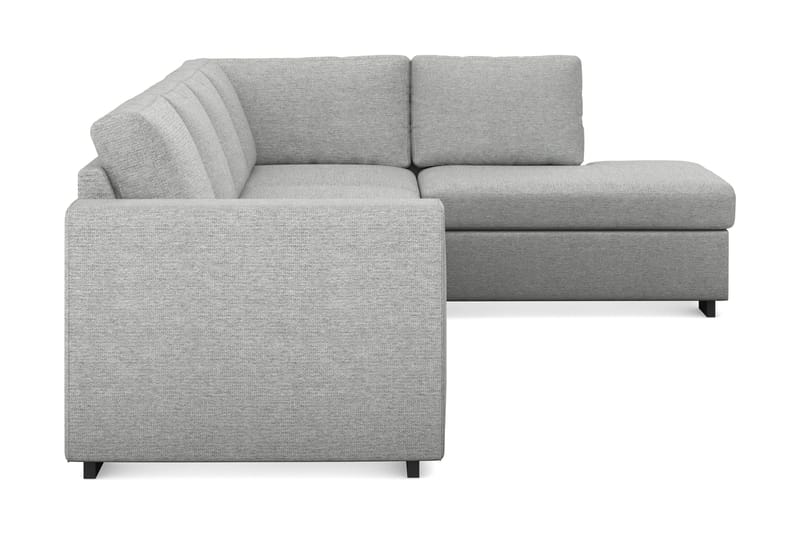 Link 4-sits Högervänd L-formad Large Schäslongsoffa i Tyg - Ljusgrå - Möbler - Soffa - Divansoffor & schäslongsoffa