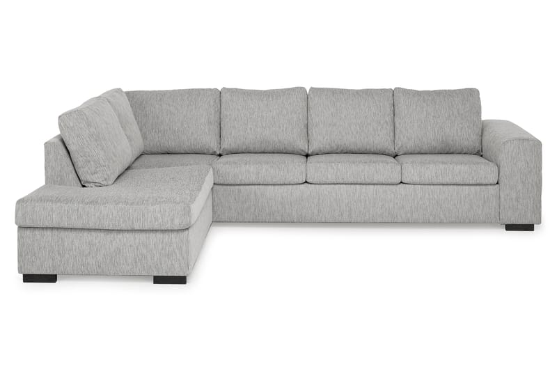 Link 4-sits Vänstervänd L-formad Large Schäslongsoffa i Tyg - Ljusgrå - Möbler - Soffa - Divansoffor & schäslongsoffa