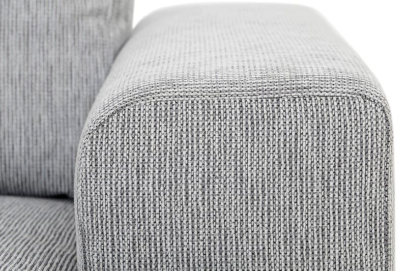 Link 4-sits Vänstervänd L-formad Large Schäslongsoffa i Tyg - Ljusgrå - Möbler - Soffa - Divansoffor & schäslongsoffa