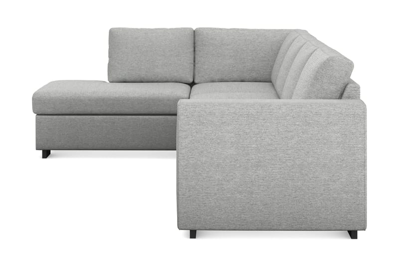 Link 4-sits Vänstervänd L-formad Large Schäslongsoffa i Tyg - Ljusgrå - Möbler - Soffa - Divansoffor & schäslongsoffa