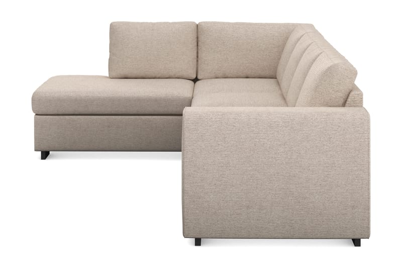Link 4-sits Vänstervänd L-formad Schäslongsoffa i Tyg - Beige - Möbler - Soffa - Divansoffor & schäslongsoffa