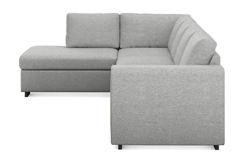 Link 4-sits Vänstervänd L-formad Schäslongsoffa i Tyg - Ljusgrå - Möbler - Soffa - Divansoffor & schäslongsoffa
