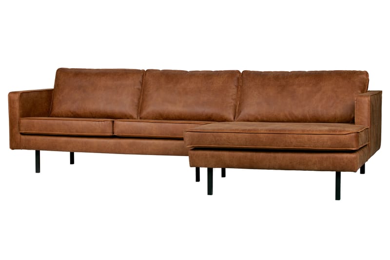 Lissbon Divansoffa Höger - Cognac - Möbler - Soffa - Divansoffor & schäslongsoffa