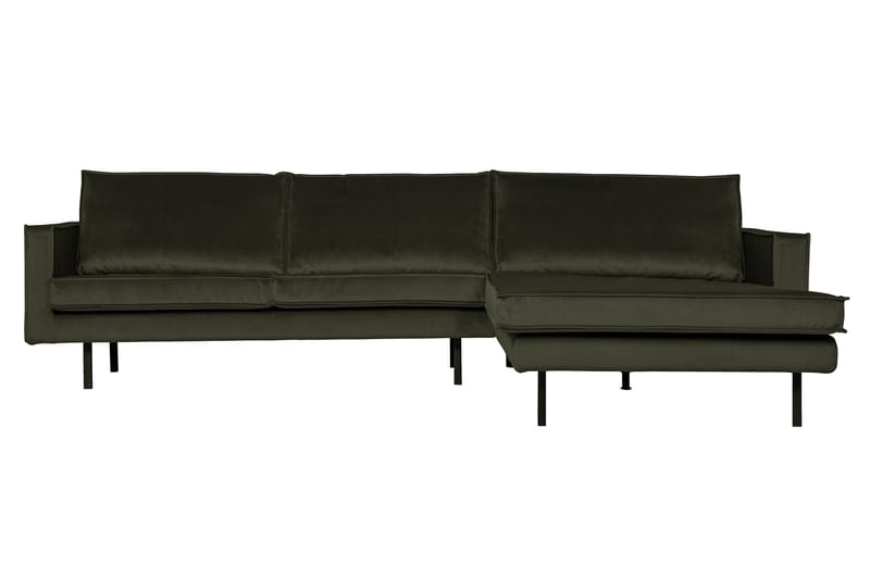 Lissbon Divansoffa Höger - Mörkgrön - Möbler - Soffa - Divansoffor & schäslongsoffa