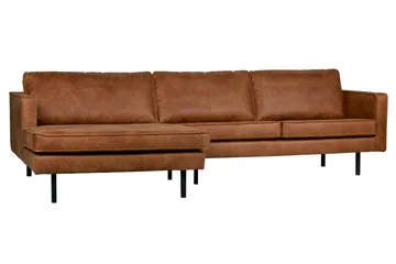 Lissbon Divansoffa Vänster - Cognac - Möbler - Soffa - Divansoffor & schäslongsoffa