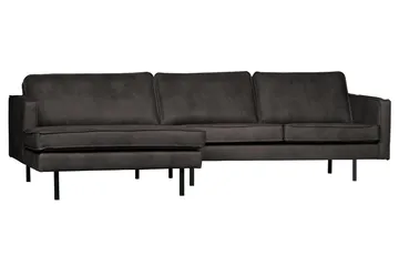 Lissbon Divansoffa Vänster - Svart - Möbler - Soffa - Divansoffor & schäslongsoffa