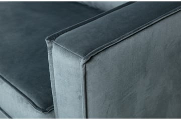 Lissbon Hörnsoffa - Blågrön - Möbler - Soffa - Divansoffor & schäslongsoffa - 3 sits soffa med divan