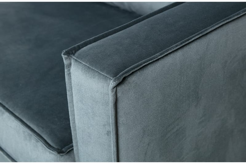 Lissbon Hörnsoffa - Blågrön - Möbler - Soffa - Divansoffor & schäslongsoffa - 3 sits soffa med divan