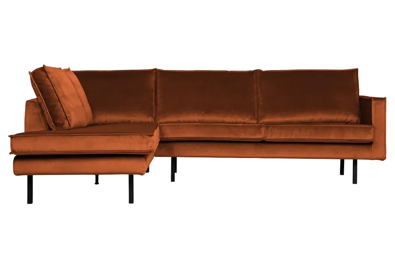 Lissbon Hörnsoffa - Rost - Möbler - Soffa - Divansoffor & schäslongsoffa - 3 sits soffa med divan