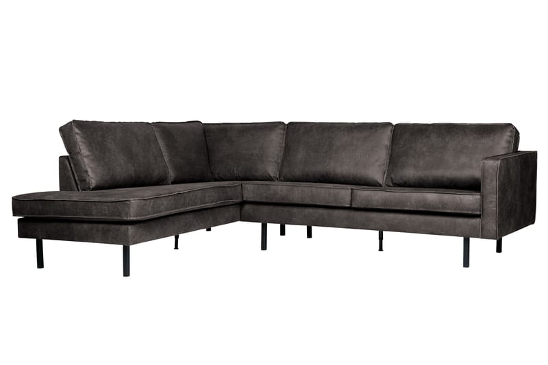 Lissbon Hörnsoffa - Svart - Möbler - Soffa - Divansoffor & schäslongsoffa