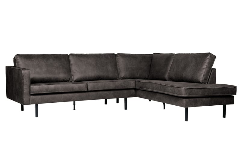 Lissbon Hörnsoffa - Svart - Möbler - Soffa - Divansoffor & schäslongsoffa