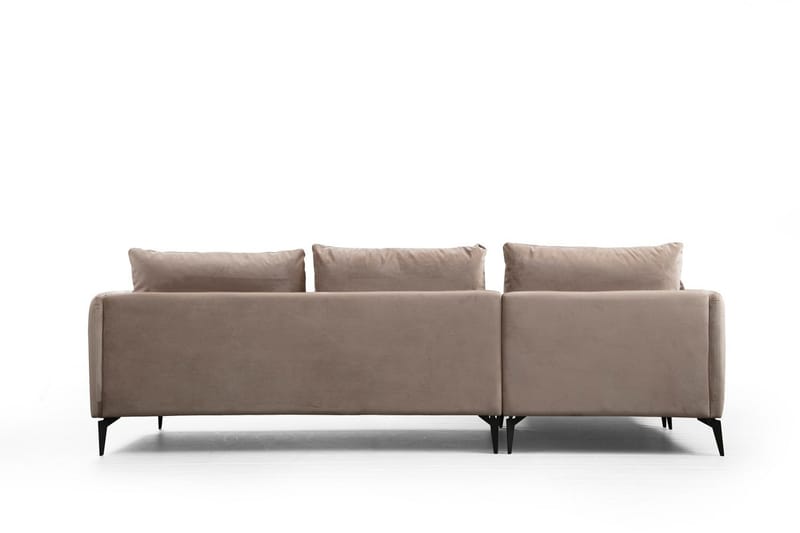 Luces Vänster L-formad Divansoffa med Schäslong 289 cm i Tyg - Beige - Möbler - Soffa - Divansoffor & schäslongsoffa