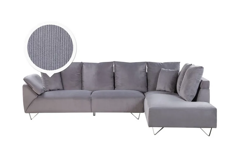 Lunnera 4-sits Hörnsoffa Vänster - Grå - Möbler - Soffa - Divansoffor & schäslongsoffa