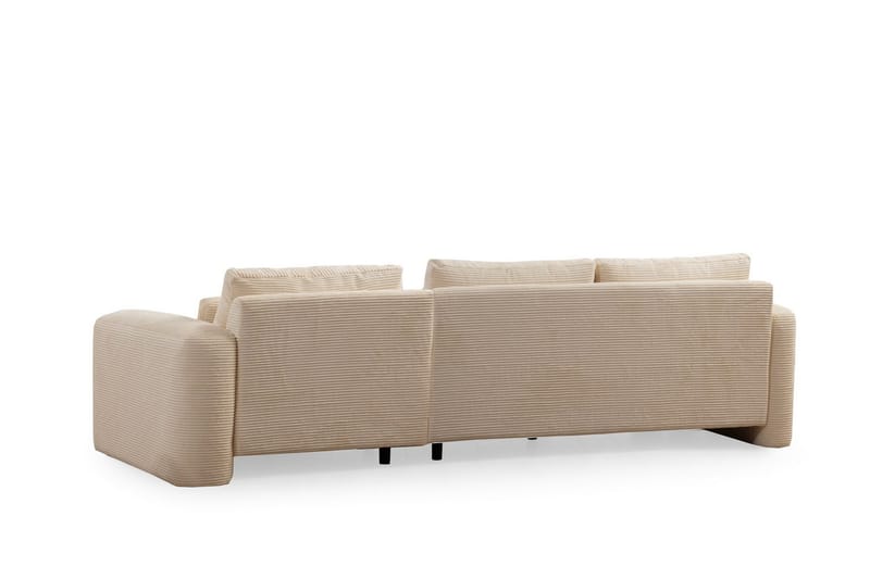 Makhan Soffa m. Divan 3-sits - Beige - Möbler - Soffa - Divansoffor & schäslongsoffa