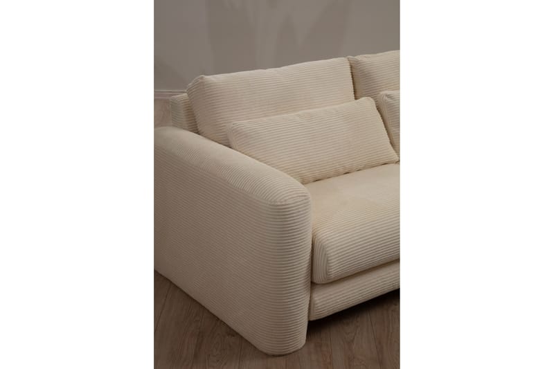 Makhan Soffa m. Divan 3-sits - Beige - Möbler - Soffa - Divansoffor & schäslongsoffa