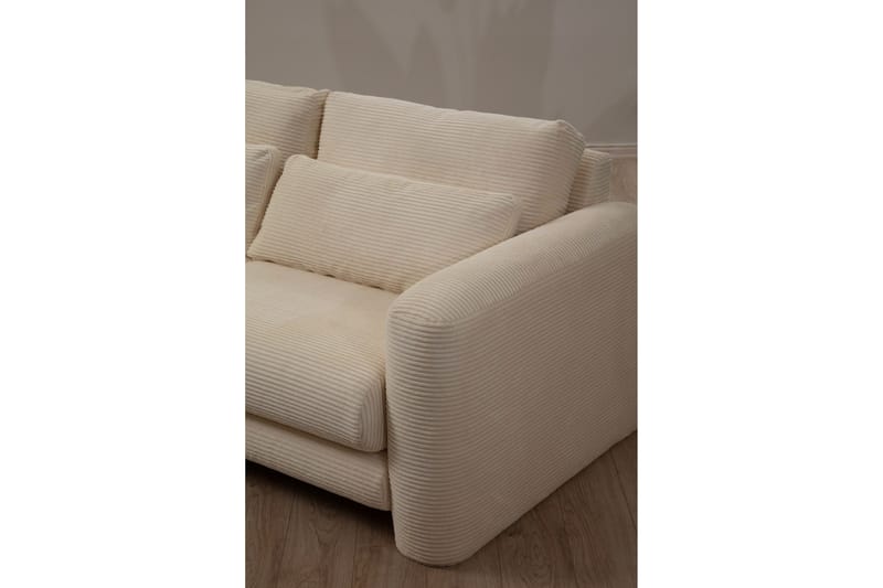 Makhan Soffa m. Divan 3-sits - Beige - Möbler - Soffa - Divansoffor & schäslongsoffa