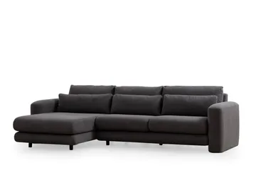 Makhan Soffa m. Divan 3-sits - Grå - Möbler - Soffa - Divansoffor & schäslongsoffa