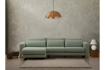 Makhan Soffa m. Divan 3-sits - Grön - Möbler - Soffa - Divansoffor & schäslongsoffa