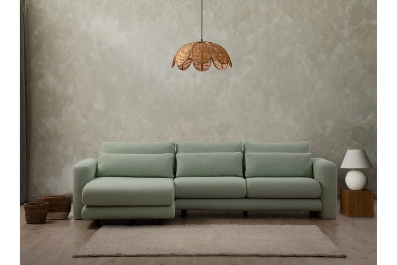 Makhan Soffa m. Divan 3-sits - Grön - Möbler - Soffa - Divansoffor & schäslongsoffa