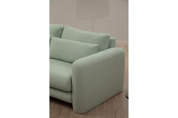 Makhan Soffa m. Divan 3-sits - Grön - Möbler - Soffa - Divansoffor & schäslongsoffa
