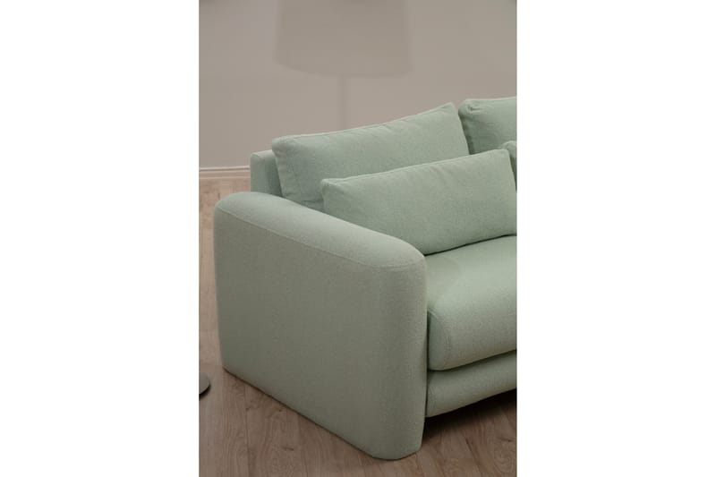 Makhan Soffa m. Divan 3-sits - Grön - Möbler - Soffa - Divansoffor & schäslongsoffa