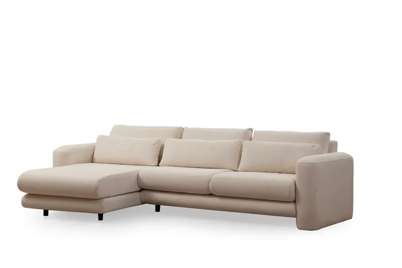 Makhan Soffa m. Divan 3-sits, Ljusbeige