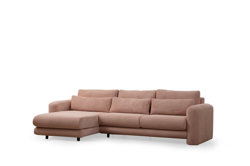 Makhan Soffa m. Divan 3-sits - Rosa - Möbler - Soffa - Divansoffor & schäslongsoffa