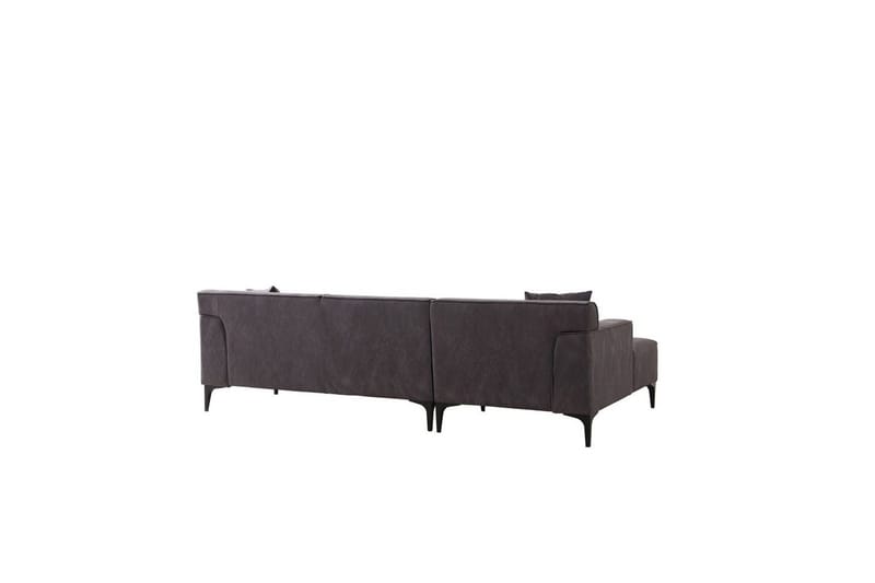Malpani Soffa med Divan 3-sits - Antracit - Möbler - Soffa - Divansoffor & schäslongsoffa