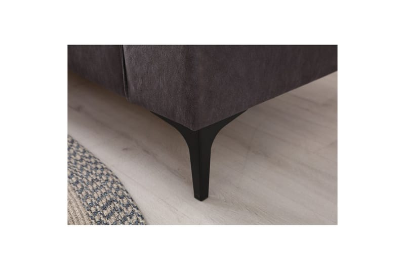 Malpani Soffa med Divan 3-sits - Antracit - Möbler - Soffa - Divansoffor & schäslongsoffa