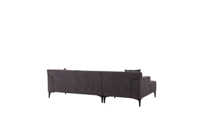 Malpani Soffa med Divan 3-sits - Antracit - Möbler - Soffa - Divansoffor & schäslongsoffa