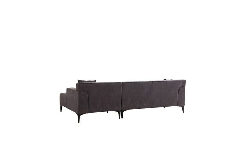 Malpani Soffa med Divan 3-sits - Antracit - Möbler - Soffa - Divansoffor & schäslongsoffa