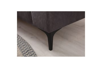 Malpani Soffa med Divan 3-sits - Antracit - Möbler - Soffa - Divansoffor & schäslongsoffa