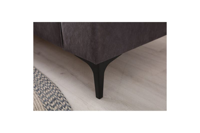 Malpani Soffa med Divan 3-sits - Antracit - Möbler - Soffa - Divansoffor & schäslongsoffa