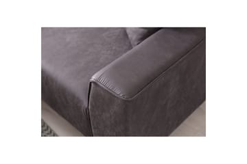 Malpani Soffa med Divan 3-sits - Antracit - Möbler - Soffa - Divansoffor & schäslongsoffa