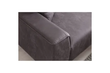 Malpani Soffa med Divan 3-sits - Antracit - Möbler - Soffa - Divansoffor & schäslongsoffa