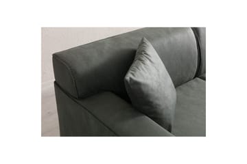 Malpani Soffa med Divan 3-sits - Grön - Möbler - Soffa - Divansoffor & schäslongsoffa