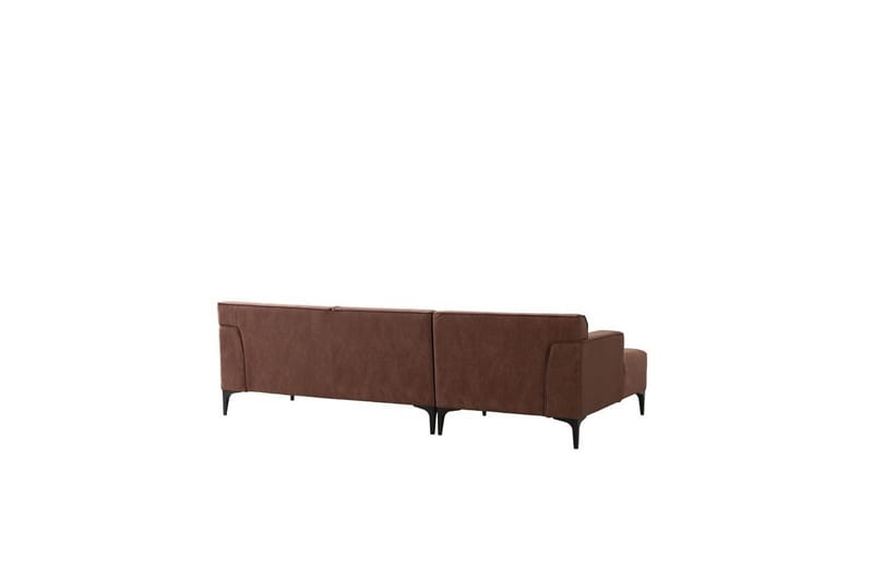 Malpani Soffa med Divan 4-sits - Cognac - Möbler - Soffa - Divansoffor & schäslongsoffa