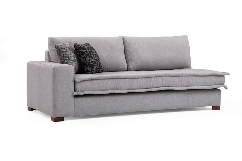 Mamerto Soffa m. Divan 4-sits - Ljusgrå - Möbler - Soffa - Divansoffor & schäslongsoffa