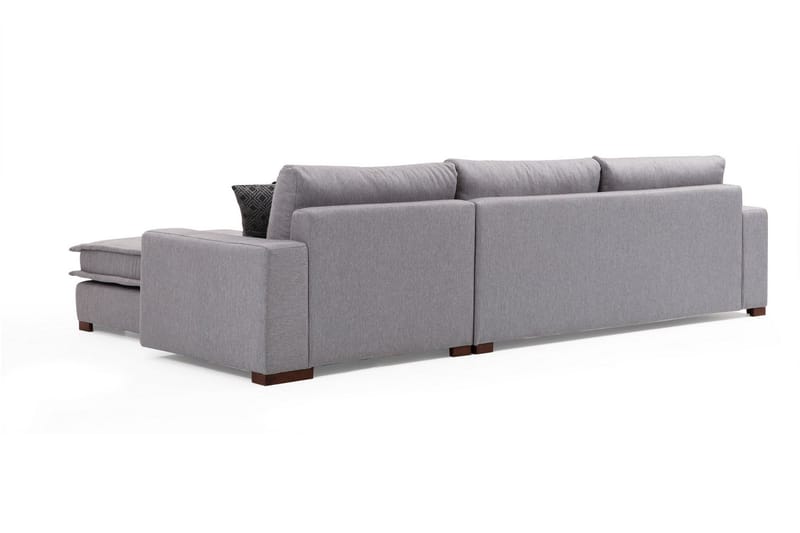 Mamerto Soffa m. Divan 4-sits - Ljusgrå - Möbler - Soffa - Divansoffor & schäslongsoffa