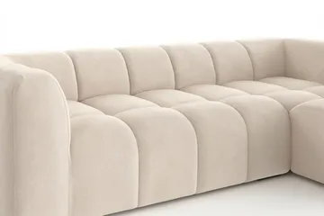 Marlow 3-sits Bubblig Divansoffa höger - Beige - Möbler - Soffa - Divansoffor & schäslongsoffa
