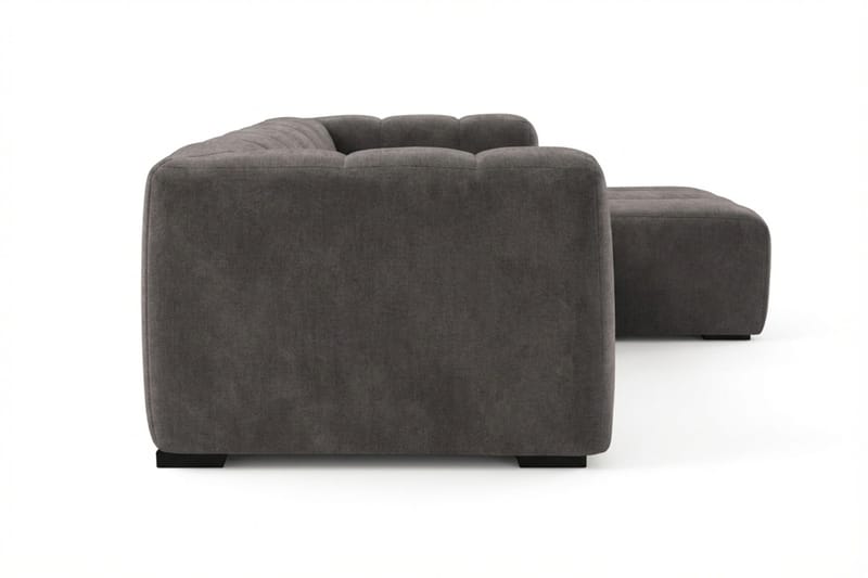 Marlow 3-sits Bubblig Divansoffa höger - Grå - Möbler - Soffa - Divansoffor & schäslongsoffa