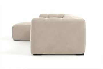 Marlow 3-sits Bubblig Divansoffa vänster - Beige - Möbler - Soffa - Divansoffor & schäslongsoffa