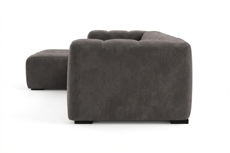 Marlow 3-sits Bubblig Divansoffa vänster - Grå - Möbler - Soffa - Divansoffor & schäslongsoffa