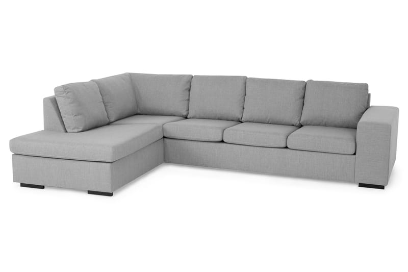 Memphis 3-sits med Schäslong Large Vänster - Ljusgrå - Divansoffor & schäslongsoffa - 3 sits soffa med divan
