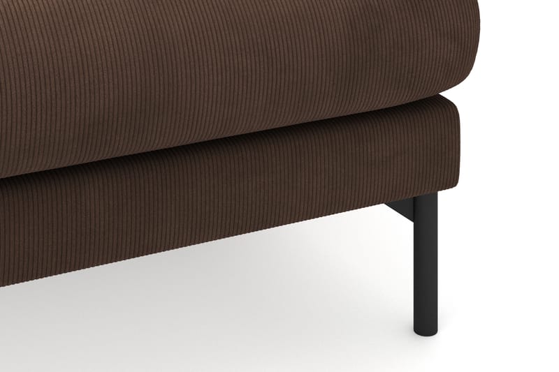 Menard 3-sits Högervänd L-formad Divansoffa i Manchester - Brun - Möbler - Soffa - Divansoffor & schäslongsoffa